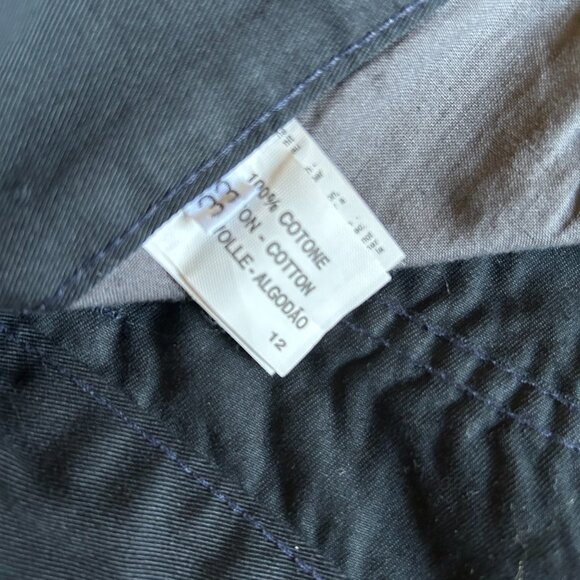 NWT Valentino Ladies Jeans - Navy Blue Cotton Twill  - Straight Leg Size 33 X 33 - Picture 6 of 12